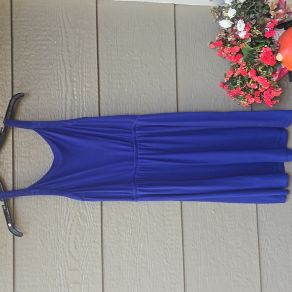 Loft Super Soft Cobalt Blue Tank Dress M - Picture 6 of 8